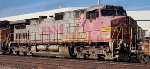 BNSF 681 Warbonnet trails on by